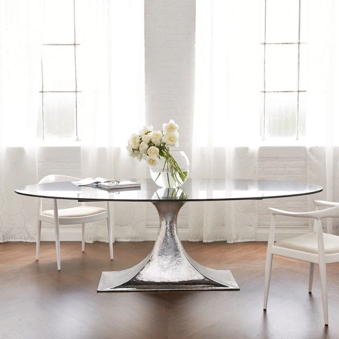 Bungalow 5 Stockholm Oval Dining Table Nickel New Arrivals 4 Bungalow 5 Stockholm Oval Dining Table Nickel New Arrivals