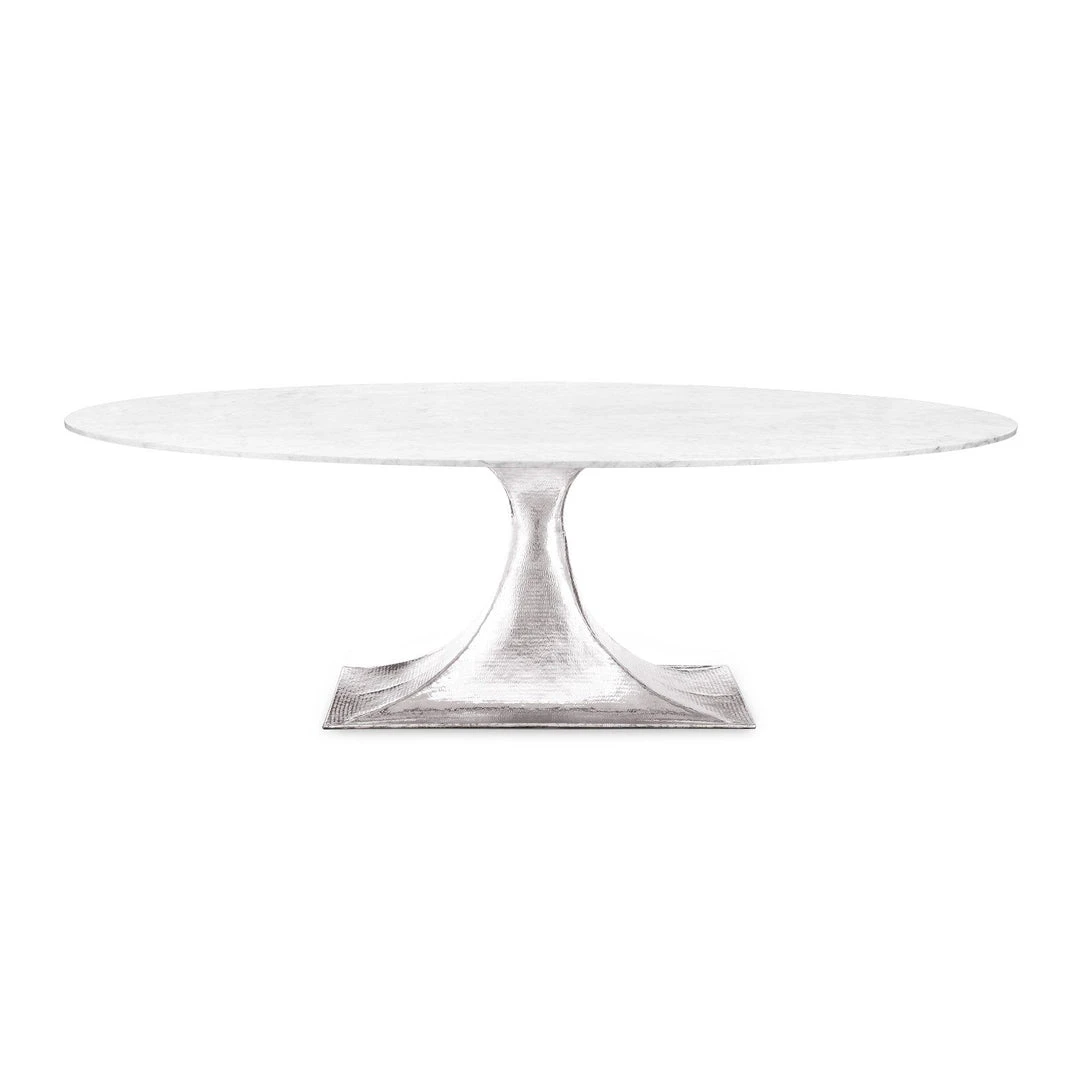 Bungalow 5 Stockholm Oval Dining Table Nickel New Arrivals 3 Bungalow 5 Stockholm Oval Dining Table Nickel New Arrivals