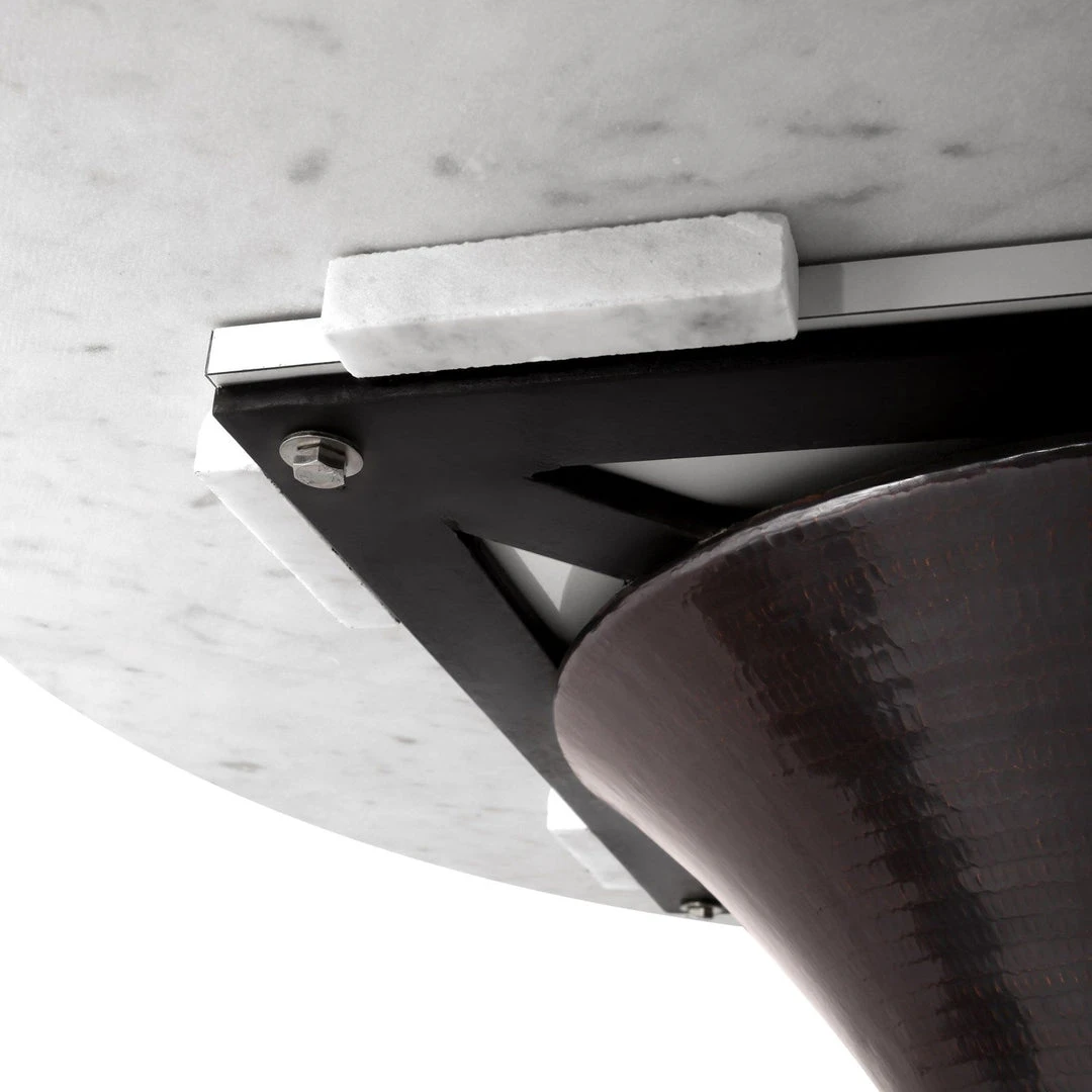 Bungalow 5 Stockholm Center Round Table Bronze With White Marble Top New Arrivals 8 Bungalow 5 Stockholm Center Round Table Bronze With White Marble Top New Arrivals