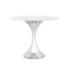 Bungalow 5 New Arrivals Stockholm Center Round Table Nickel With White Marble Top 2 Bungalow 5 New Arrivals Stockholm Center Round Table Nickel With White Marble Top