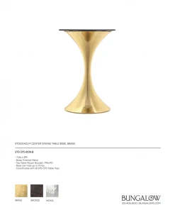 Bungalow 5 Stockholm Center Round Table Brass With White Marble Top New Arrivals 16 Bungalow 5 Stockholm Center Round Table Brass With White Marble Top New Arrivals