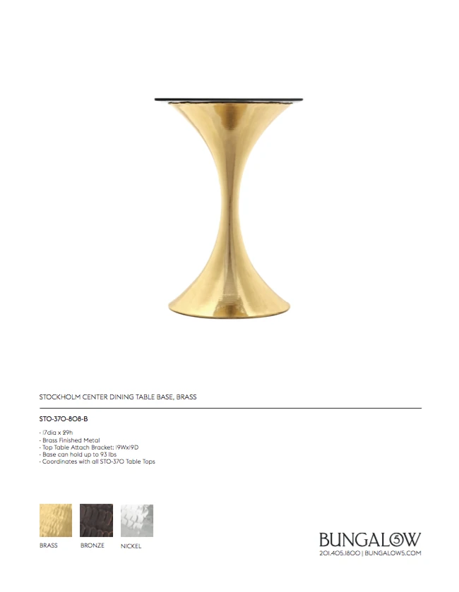 Bungalow 5 Stockholm Center Round Table Brass With White Marble Top New Arrivals 9 Bungalow 5 Stockholm Center Round Table Brass With White Marble Top New Arrivals