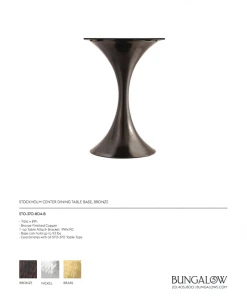 Bungalow 5 Stockholm Center Round Table Bronze With White Marble Top New Arrivals 18 Bungalow 5 Stockholm Center Round Table Bronze With White Marble Top New Arrivals