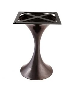 Bungalow 5 Stockholm Round Dining Table Bronze And White Marble