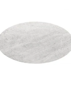 Bungalow 5 Stockholm Round Dining Table Bronze And White Marble