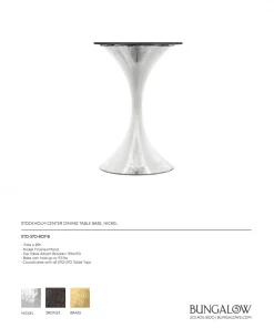 Bungalow 5 New Arrivals Stockholm Round Dining Table Nickel And White Marble 19 Bungalow 5 New Arrivals Stockholm Round Dining Table Nickel And White Marble