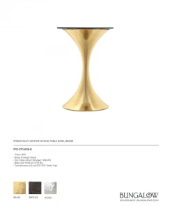 Bungalow 5 New Arrivals Stockholm Round Dining Table Brass And White Marble 23 Bungalow 5 New Arrivals Stockholm Round Dining Table Brass And White Marble