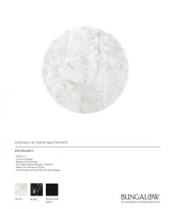 Bungalow 5 New Arrivals Stockholm Center Round Table Nickel With White Marble Top 19 Bungalow 5 New Arrivals Stockholm Center Round Table Nickel With White Marble Top