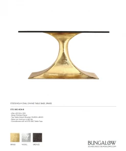 Bungalow 5 Stockholm Oval Dining Table Gold 13 Bungalow 5 Stockholm Oval Dining Table Gold