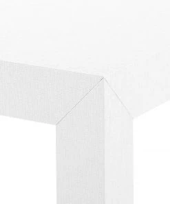 Bungalow 5 New Arrivals Valentina Grasscloth Game Table White 15 Bungalow 5 New Arrivals Valentina Grasscloth Game Table White