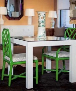 Bungalow 5 New Arrivals Valentina Grasscloth Game Table White 13 Bungalow 5 New Arrivals Valentina Grasscloth Game Table White