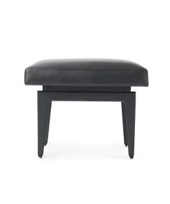 Bungalow 5 Winston Stool Black Leather