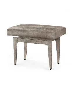 Bungalow 5 New Arrivals Winston Stool Gray Hair On Hide