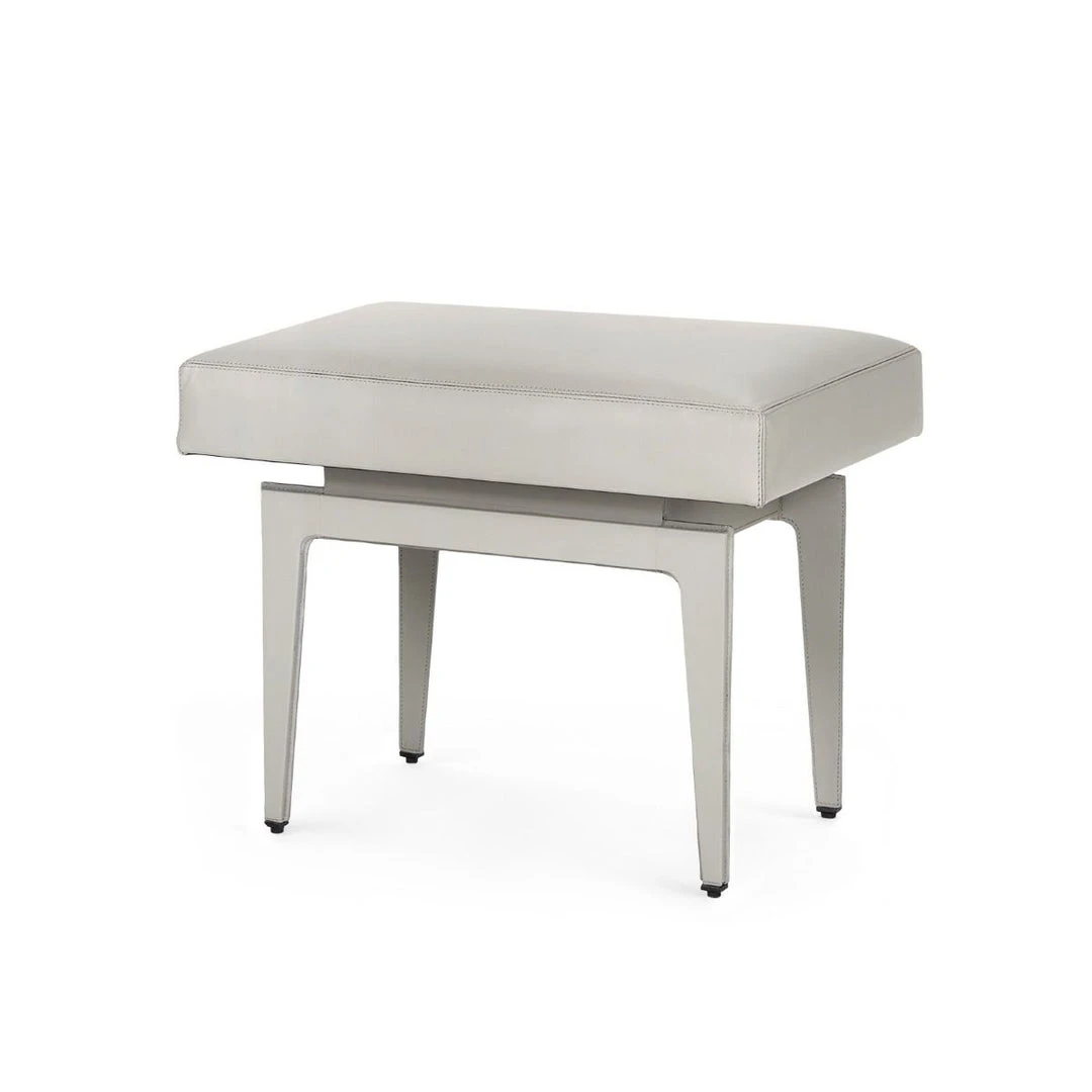 Bungalow 5 Winston Stool Grey Leather 3 Bungalow 5 Winston Stool Grey Leather