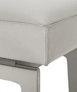 Bungalow 5 Winston Stool Grey Leather 11 Bungalow 5 Winston Stool Grey Leather