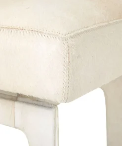 Bungalow 5 New Arrivals Winston Stool White Hide 10 Bungalow 5 New Arrivals Winston Stool White Hide