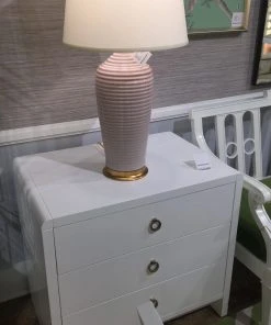 Bungalow 5 New Arrivals Bryant 3 Drawer Side Table White