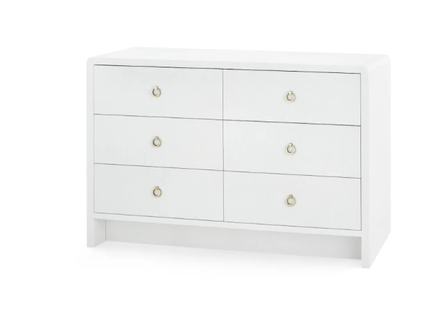 Bungalow 5 Bryant Linen Extra Large 6 Drawer Chest White New Arrivals 3 Bungalow 5 Bryant Linen Extra Large 6 Drawer Chest White New Arrivals