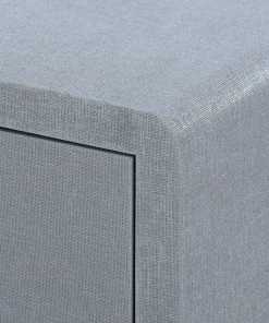 Bungalow 5 Bryant Linen 3 Drawer Side Table Gray New Arrivals 22 Bungalow 5 Bryant Linen 3 Drawer Side Table Gray New Arrivals