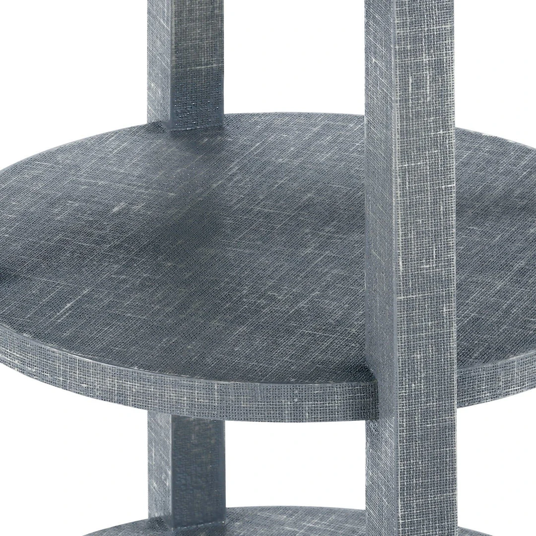 Bungalow 5 New Arrivals Claudette One Drawer Round Side Table Gray 12 Bungalow 5 New Arrivals Claudette One Drawer Round Side Table Gray