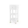 Bungalow 5 Claudette One Drawer Round Side Table White New Arrivals 2 Bungalow 5 Claudette One Drawer Round Side Table White New Arrivals