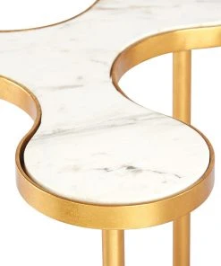 Bungalow 5 New Arrivals Clover Side Table White 21 Bungalow 5 New Arrivals Clover Side Table White