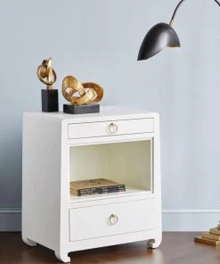 Bungalow 5 Ming 2 Drawer Side Table White New Arrivals 16 Bungalow 5 Ming 2 Drawer Side Table White New Arrivals