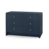 Bungalow 5 Bryant Linen Extra Large 6 Drawer Chest Navy Blue New Arrivals