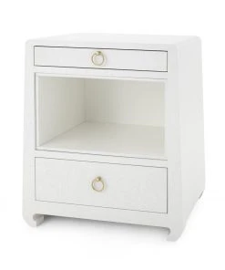 Bungalow 5 Ming 2 Drawer Side Table White New Arrivals