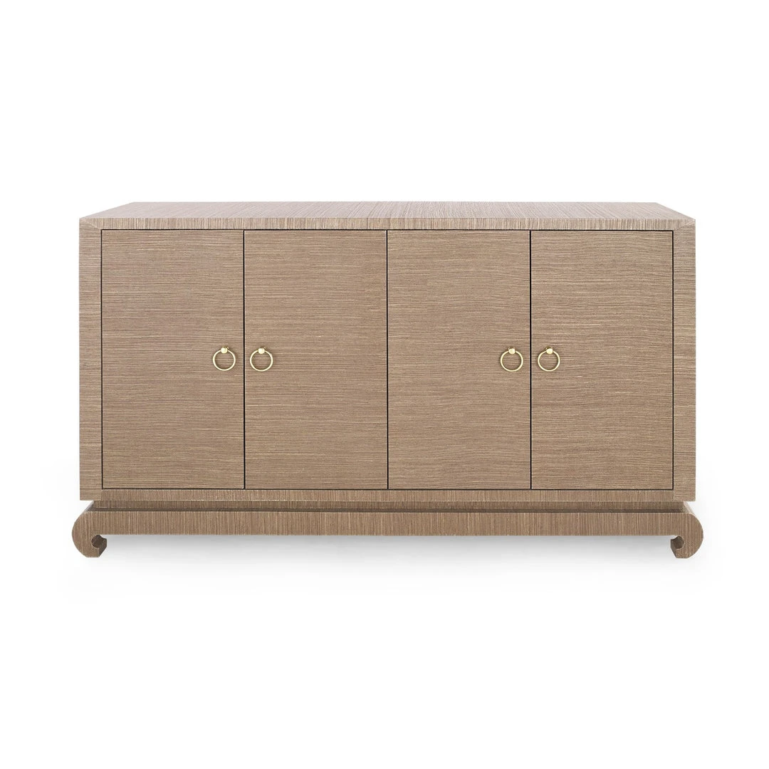 Bungalow 5 Meredith 4 Door Cabinet Brown Bungalow 5 Meredith 4 Door Cabinet Brown