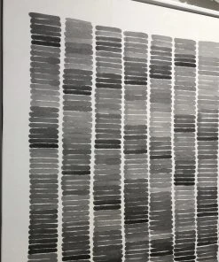 Bungalow 5 New Arrivals Rain Framed Silk Panel Black