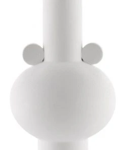 Currey And Company Happy 40 Round White Vase