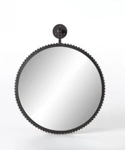 Four Hands Cru Large Mirror Aged Bronze