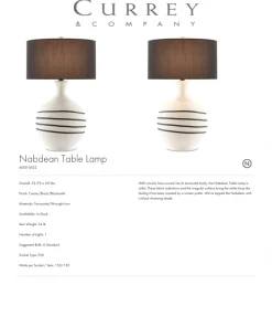 Currey And Company Nabdean Table Lamp New Arrivals 9 Currey And Company Nabdean Table Lamp New Arrivals