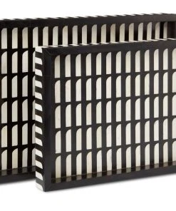 Currey And Company Swoop Tray Set Of Two 11 Currey And Company Swoop Tray Set Of Two