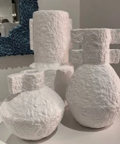 Currey And Company Aegean White Vase Set New Arrivals 11 Currey And Company Aegean White Vase Set New Arrivals