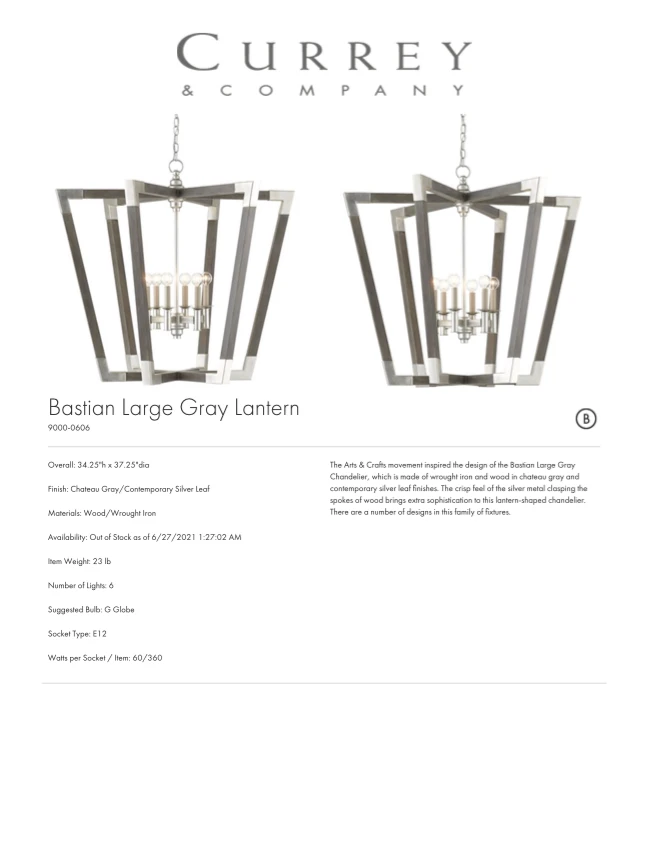 Currey And Company Bastian Large Lantern Gray New Arrivals 5 Currey And Company Bastian Large Lantern Gray New Arrivals
