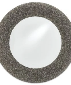 Currey And Company Batad Shell Mirror Round New Arrivals
