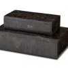 Currey And Company Black Bone Mosaic Box Set Of Two New Arrivals 2 Currey And Company Black Bone Mosaic Box Set Of Two New Arrivals