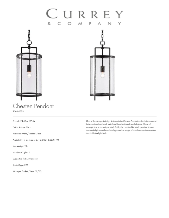 Currey And Company New Arrivals Chesten Pendant 6 Currey And Company New Arrivals Chesten Pendant