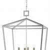 Currey And Company Denison Lantern Silver - 4 Sizes New Arrivals