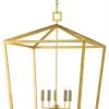 Currey And Company New Arrivals Denison Lantern Gold - 4 Sizes
