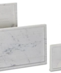 Currey And Company Everett White Tray Set Of 3 New Arrivals