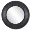 Currey And Company Kanor Black Round Mirror New Arrivals