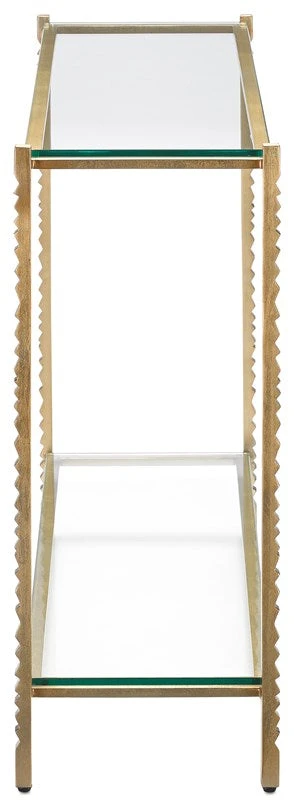 Currey And Company Logan Console Table Gold 5 Currey And Company Logan Console Table Gold