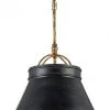Currey And Company New Arrivals Lumley Black Pendant