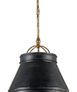 Currey And Company New Arrivals Lumley Black Pendant