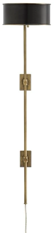 Currey And Company New Arrivals Overture Brass Wall Sconce