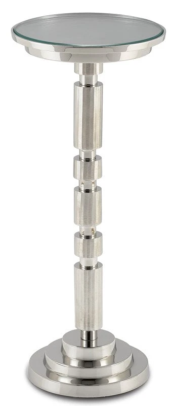 Currey And Company Para Drinks Table Silver 3 Currey And Company Para Drinks Table Silver