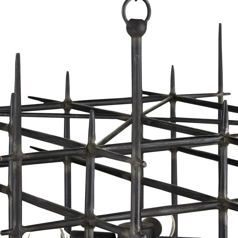 Currey And Company New Arrivals Steelhouse Small Chandelier 7 Currey And Company New Arrivals Steelhouse Small Chandelier